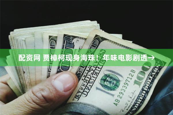 配资网 贾樟柯现身海珠！年味电影剧透→
