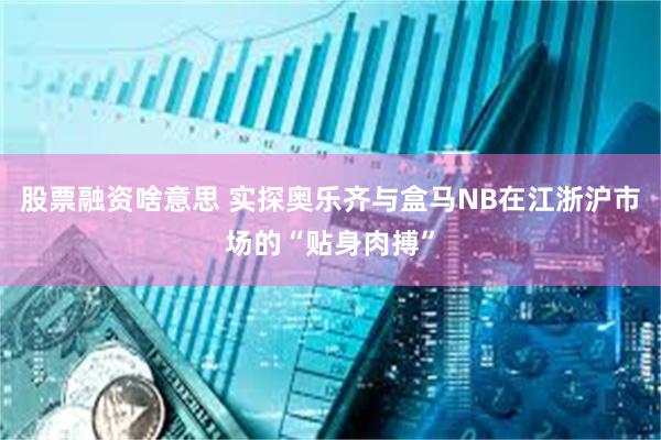 股票融资啥意思 实探奥乐齐与盒马NB在江浙沪市场的“贴身肉搏”