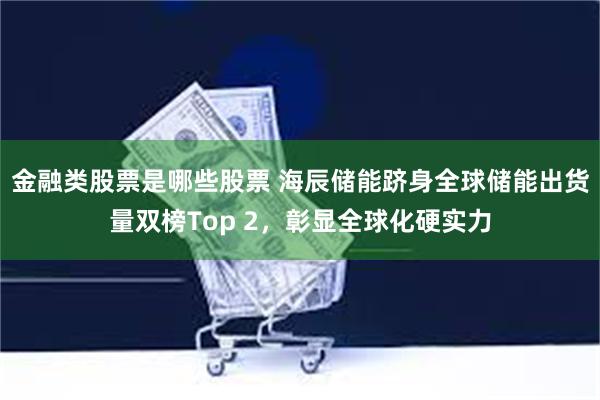 金融类股票是哪些股票 海辰储能跻身全球储能出货量双榜Top 2，彰显全球化硬实力